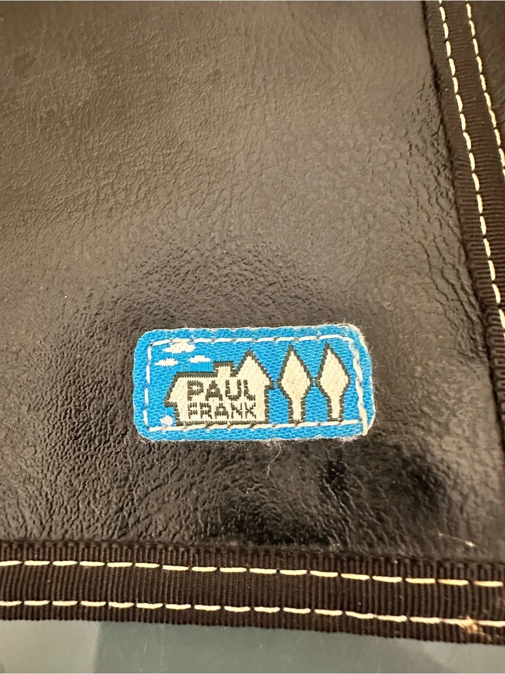 VTG Y2K Paul Frank Lightning Bolt CD Holder Wallet Glitter Vinyl Case 2000s READ